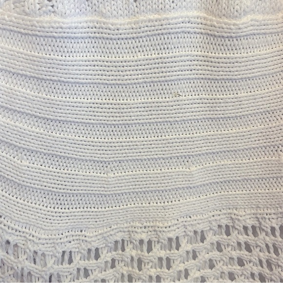 Eddie Bauer Women's Crochet Open Front Cardigan Women’s Large Boho Cotton - Picture 6 of 7